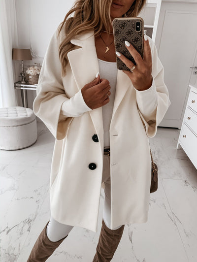 Bianca | Women's Oversized Wool-Blend Coat