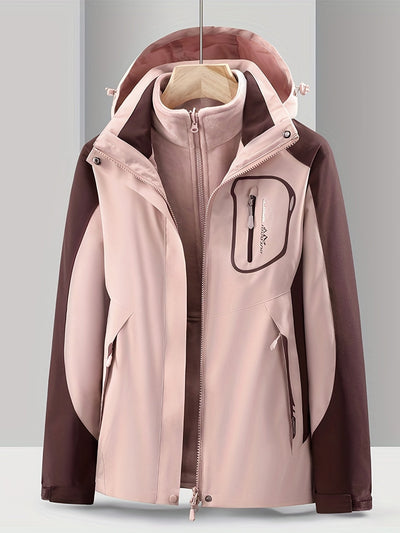 Edith | Women's 3 in 1 Waterproof Hooded Jacket