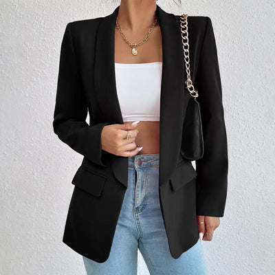 Eleanor | Women's Longline Open Front Blazer