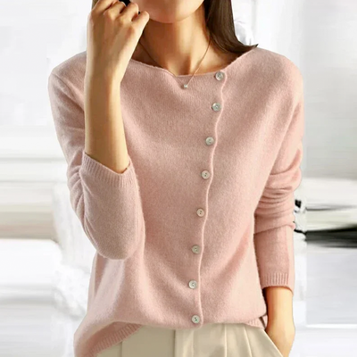 Junia | Women's Asymmetric Button Cardigan