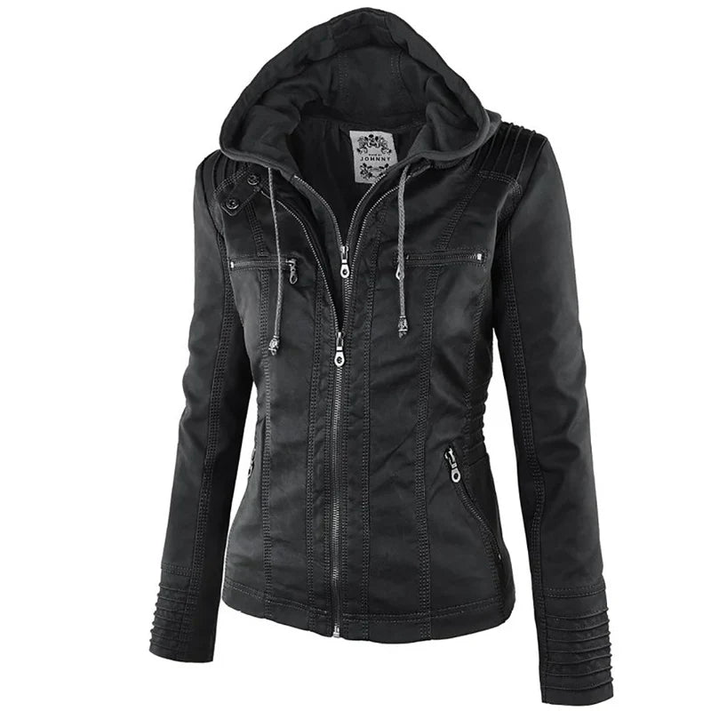 Adeline | Women's Waterproof Faux Leather Jacket