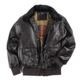 Albert | Men's Leather Flight Bomber Jacket