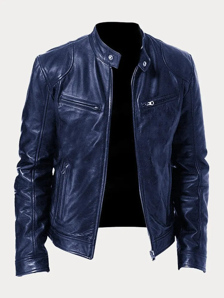 Archer | Men's Faux Leather Biker Jacket
