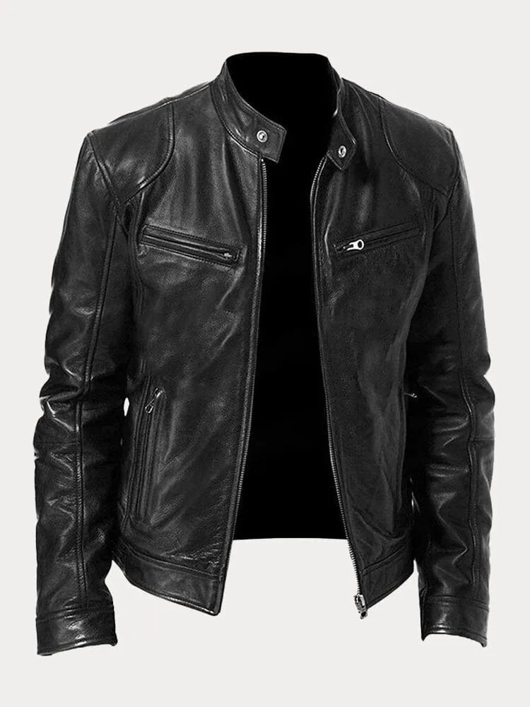 Archer | Men's Faux Leather Biker Jacket