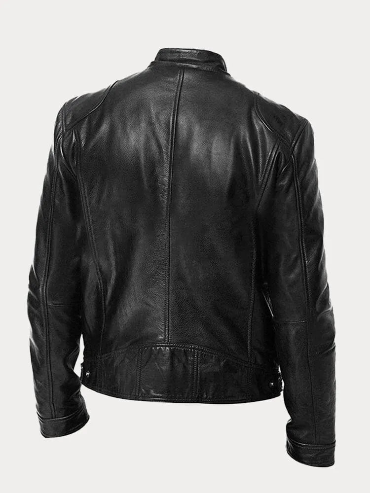 Archer | Men's Faux Leather Biker Jacket