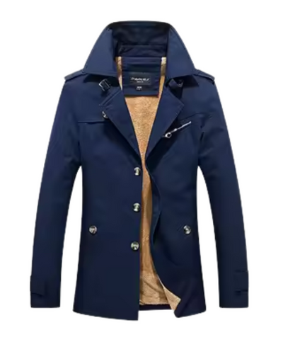 Atticus | Men's Padded Fleece-Lined Trench Coat