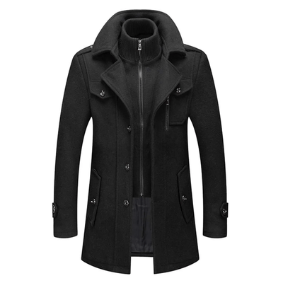 Bertram | Men's Padded Stand Collar Coat