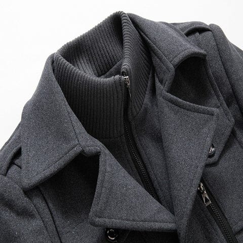 Bertram | Men's Padded Stand Collar Coat