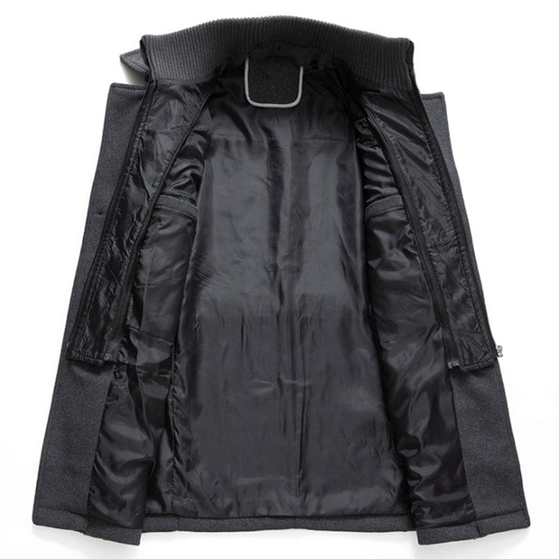 Bertram | Men's Padded Stand Collar Coat