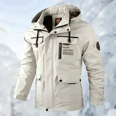 Brooks | Men's Waterproof Hooded Rain Jacket