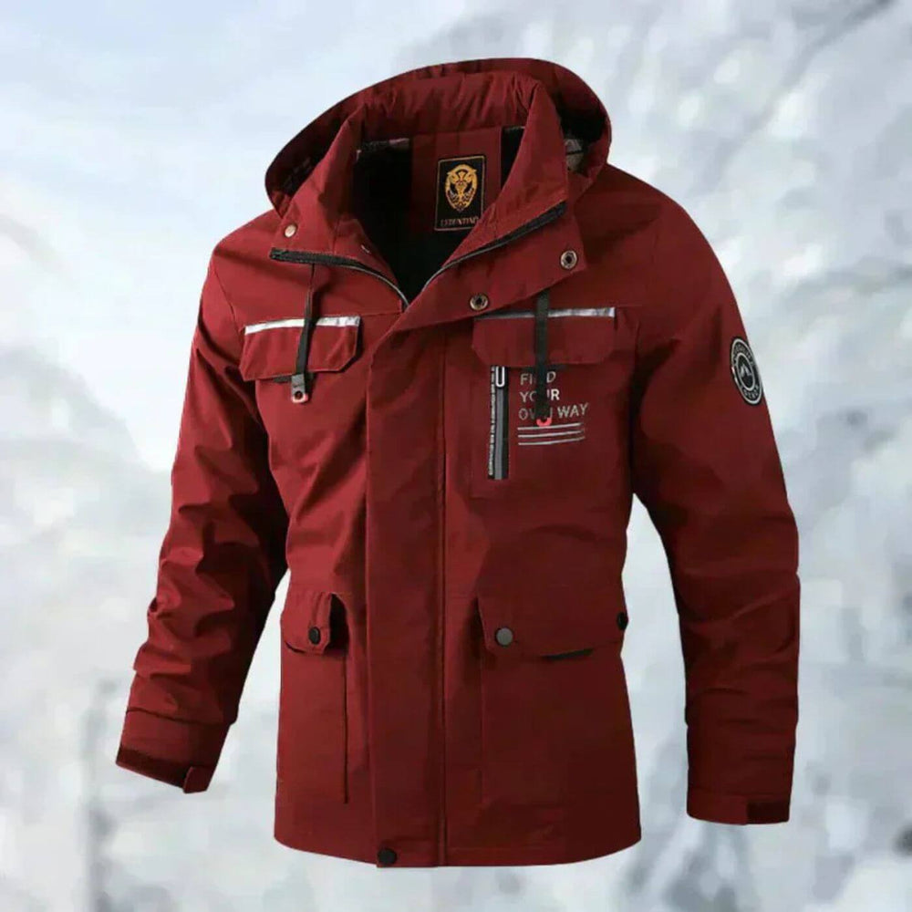 Brooks | Men's Waterproof Hooded Rain Jacket