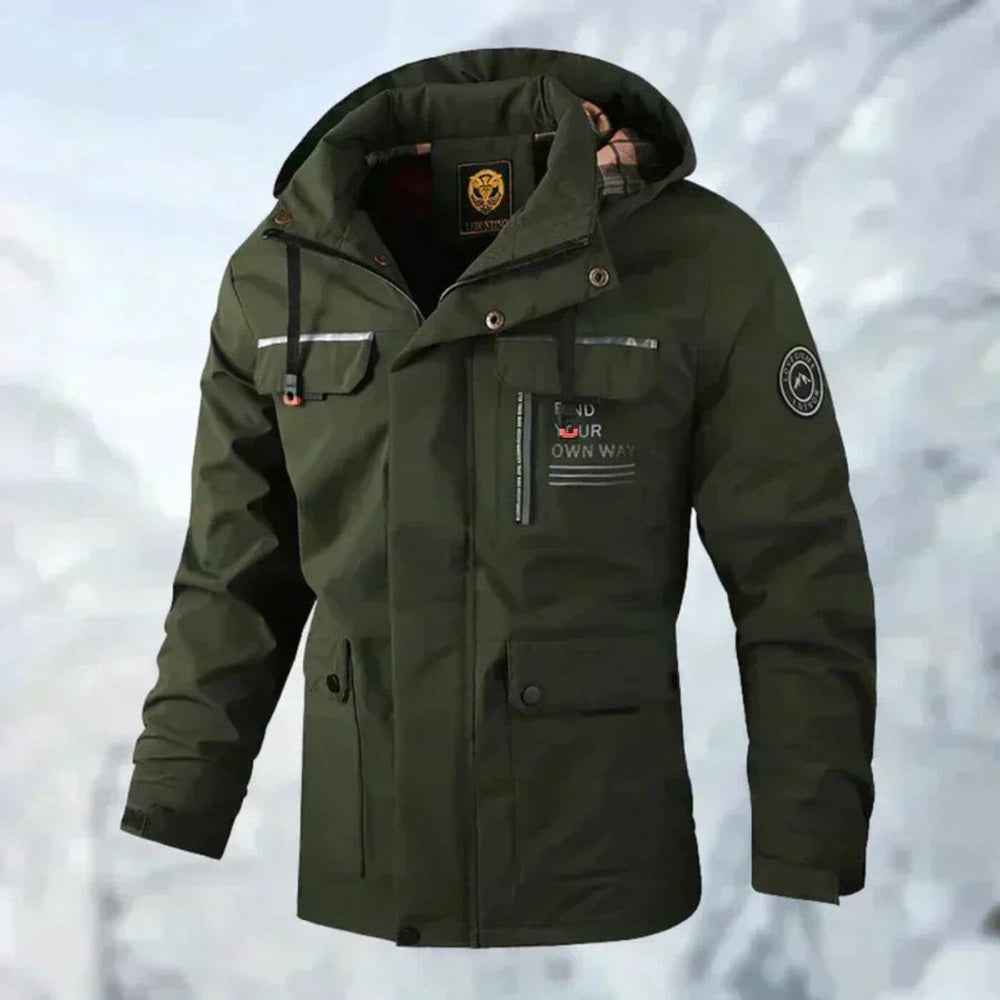 Brooks | Men's Waterproof Hooded Rain Jacket