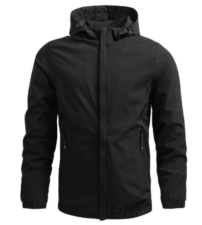 Caleb | Men's Waterproof Hooded Windbreaker