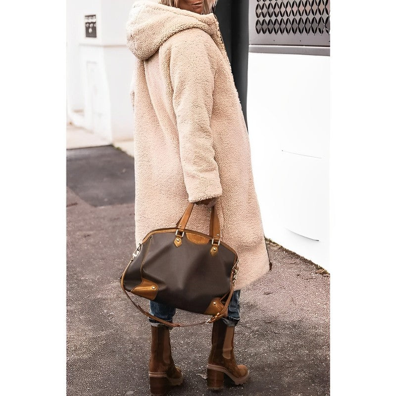 Carys | Women's Long Reversible Hooded Coat