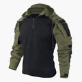 Casper | Men's Tactical Quarter-Zip Hooded Jacket