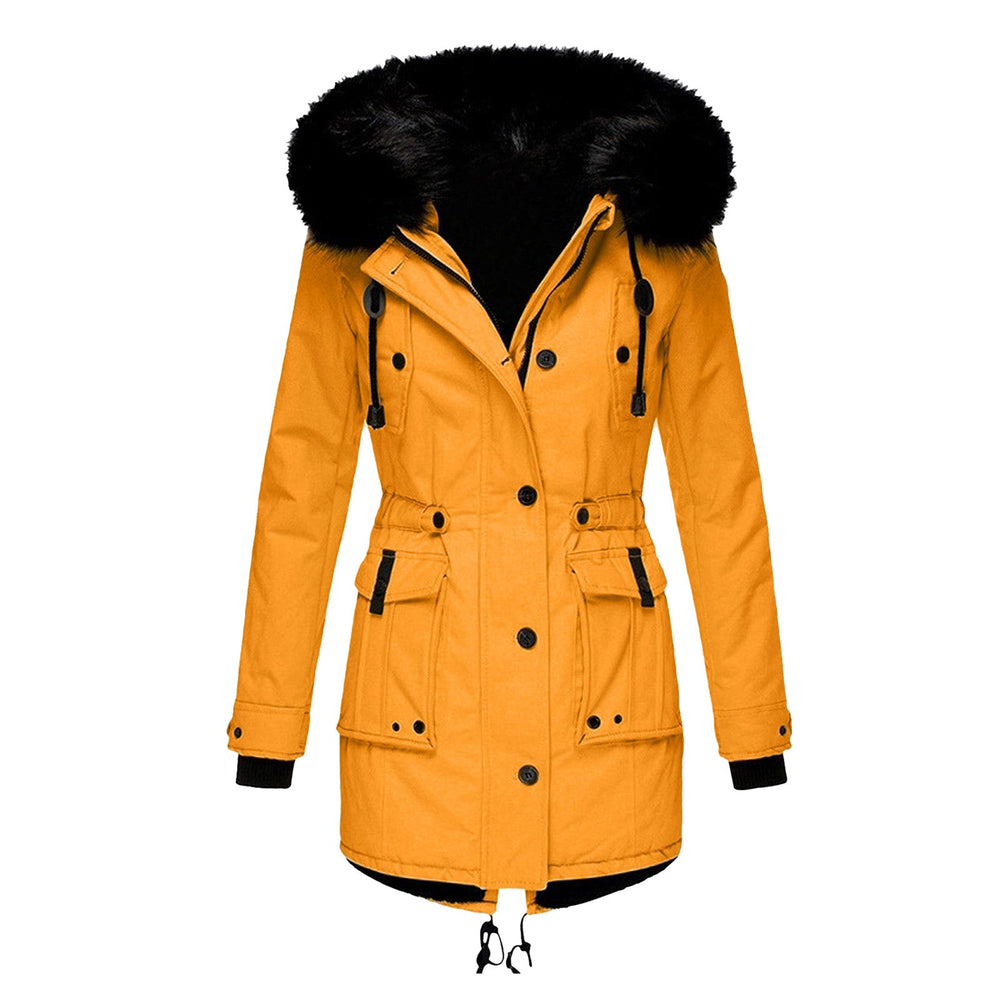 Cassia | Women's Faux Fur Hooded Parka Coat