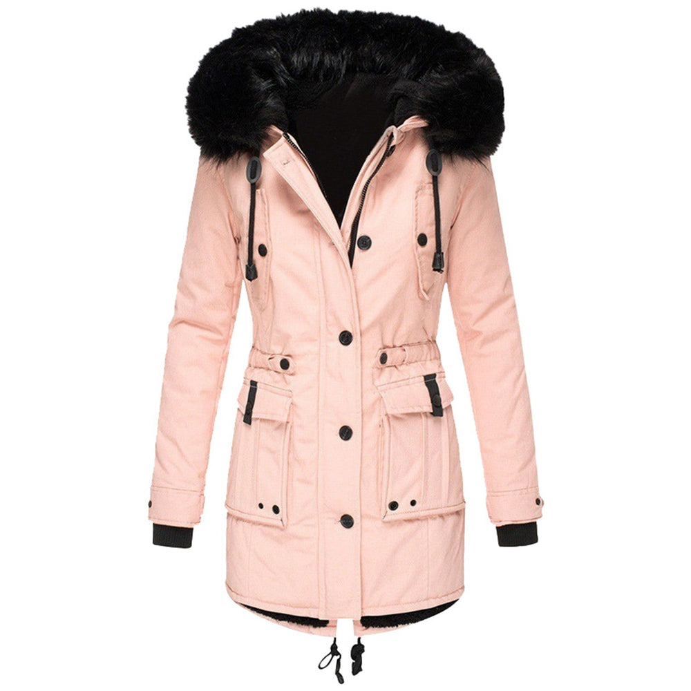 Cassia | Women's Faux Fur Hooded Parka Coat