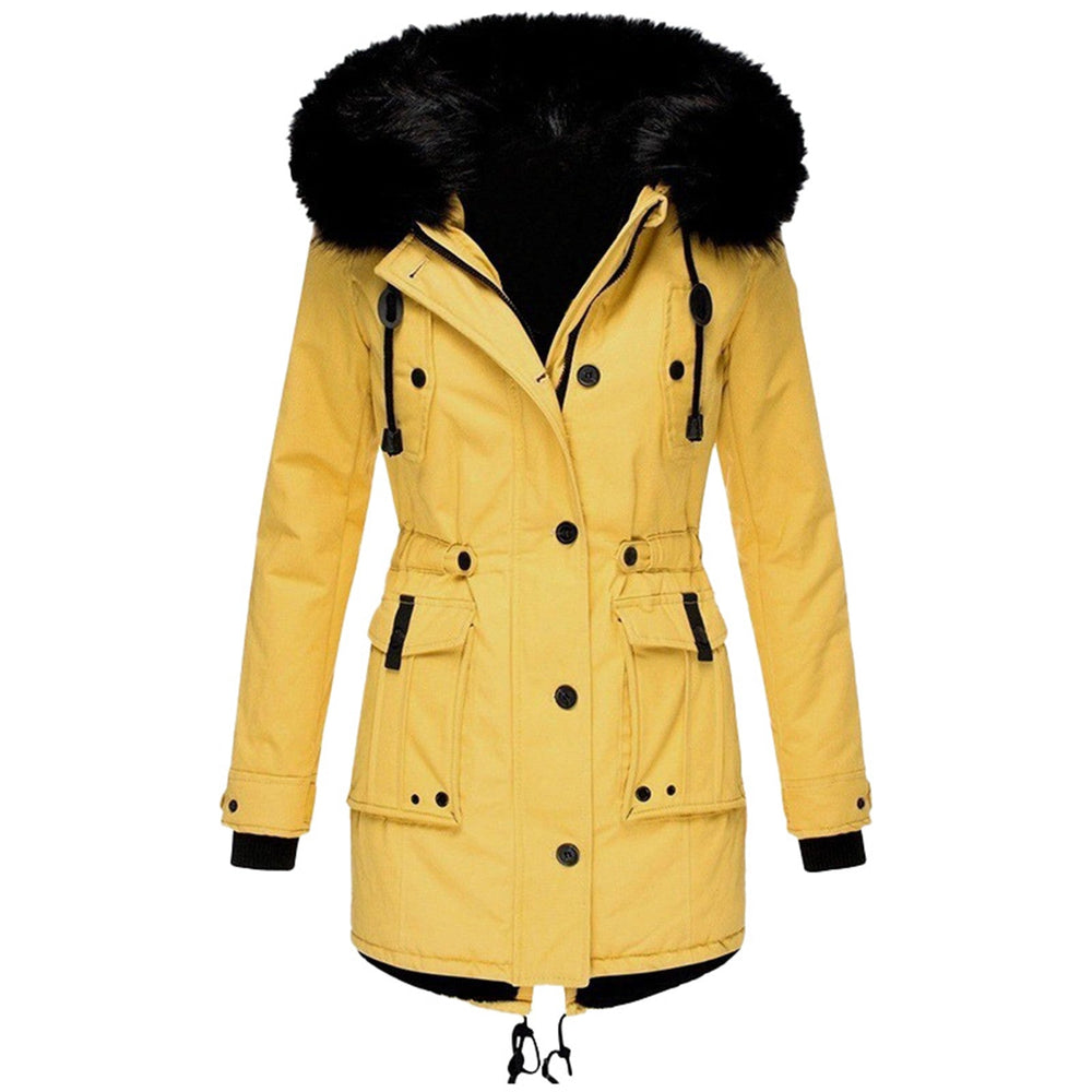 Cassia | Women's Faux Fur Hooded Parka Coat