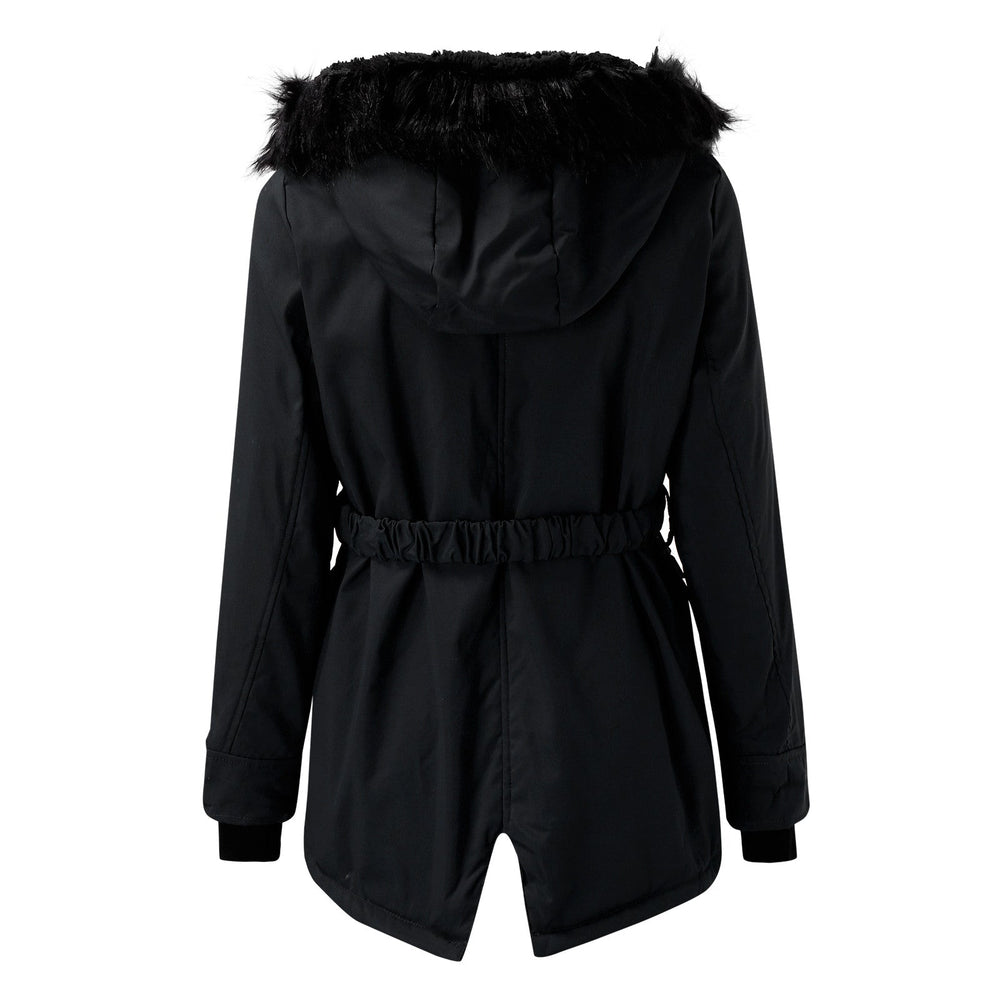 Cassia | Women's Faux Fur Hooded Parka Coat