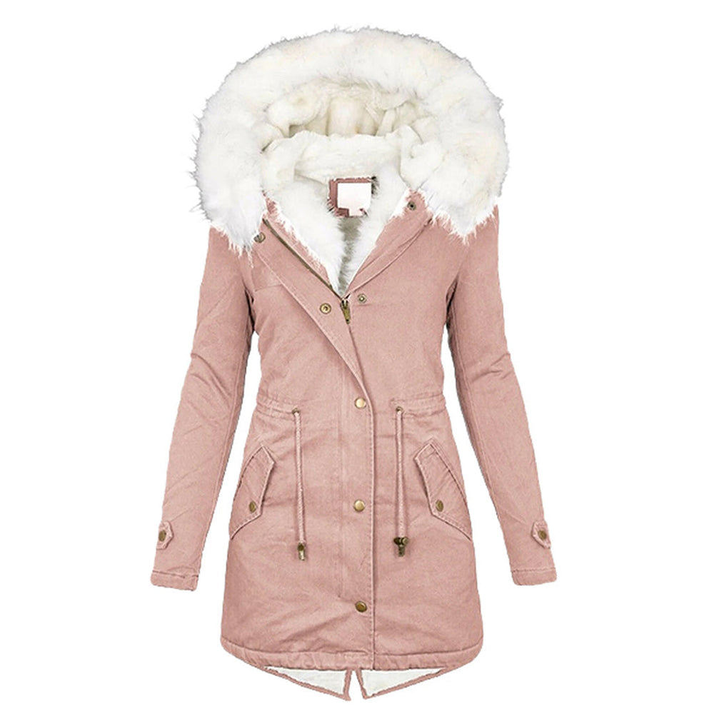 Cecily | Women's Fleece-Lined Hooded Coat