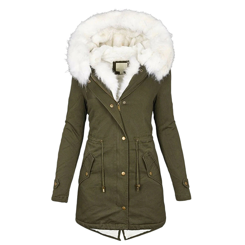 Cecily | Women's Fleece-Lined Hooded Coat