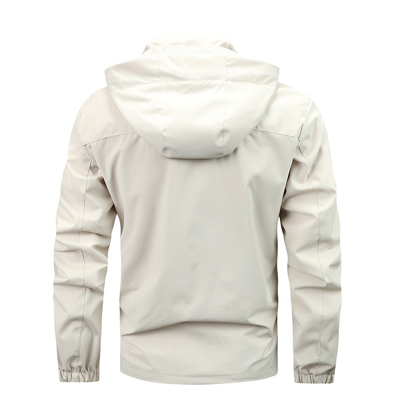Cedric | Men's Waterproof Hooded Rain Jacket