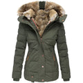 Celeste | Women's Faux Fur Hooded Puffer Jacket