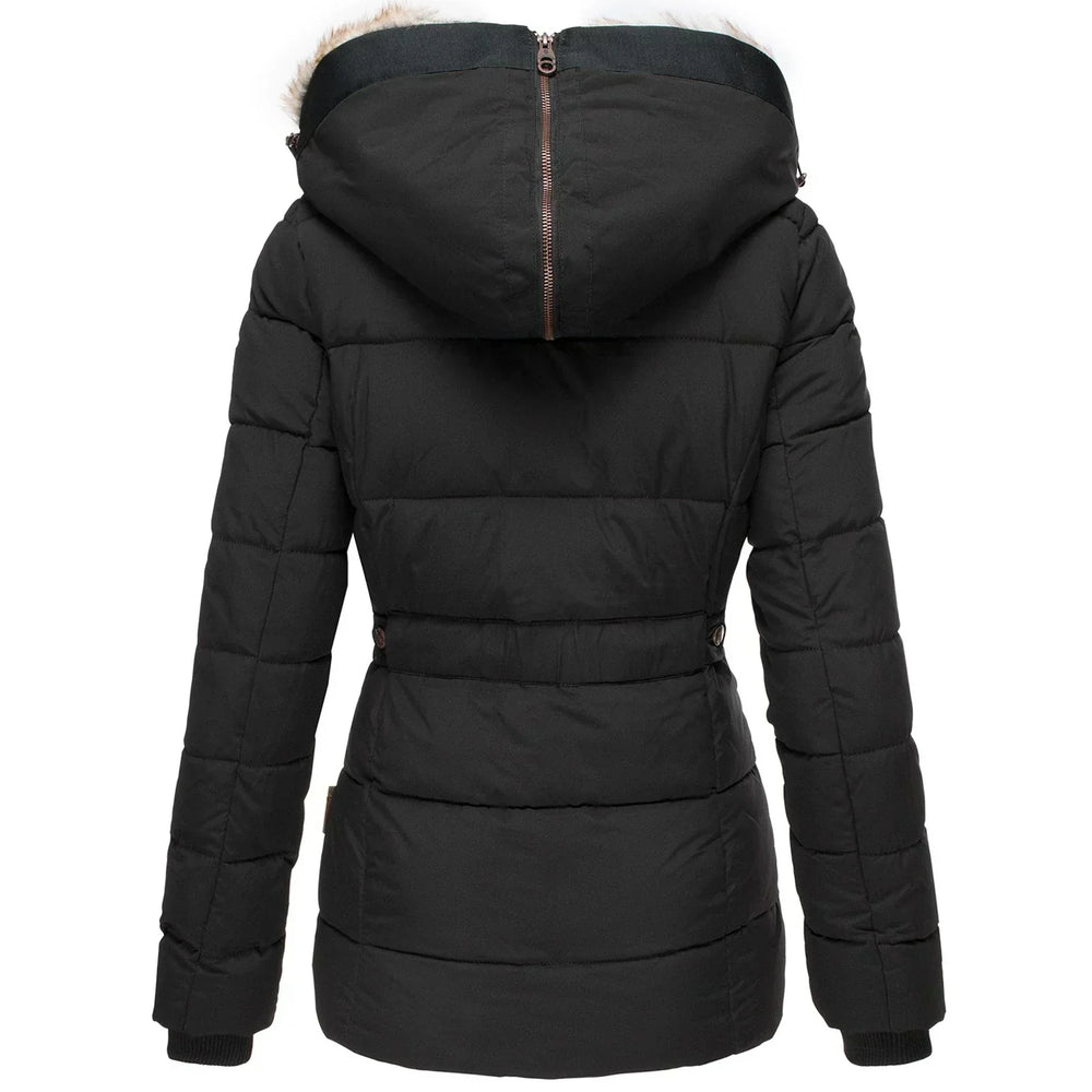 Celeste | Women's Faux Fur Hooded Puffer Jacket