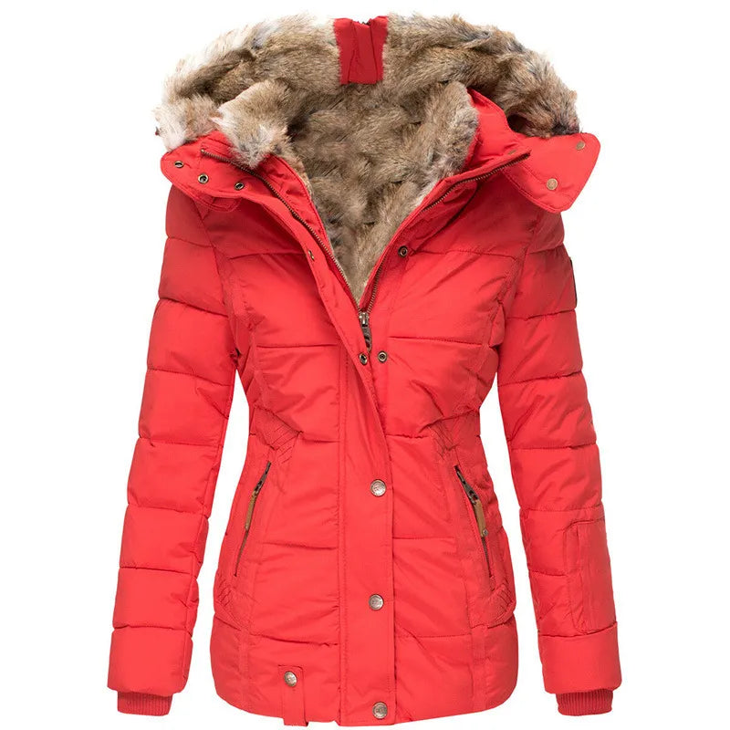 Celeste | Women's Faux Fur Hooded Puffer Jacket