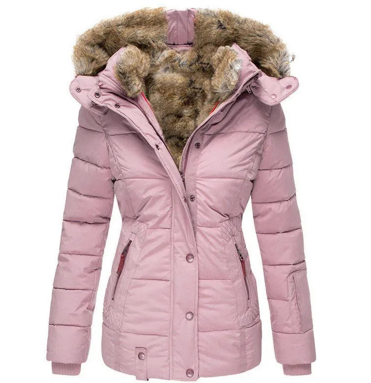 Celeste | Women's Faux Fur Hooded Puffer Jacket
