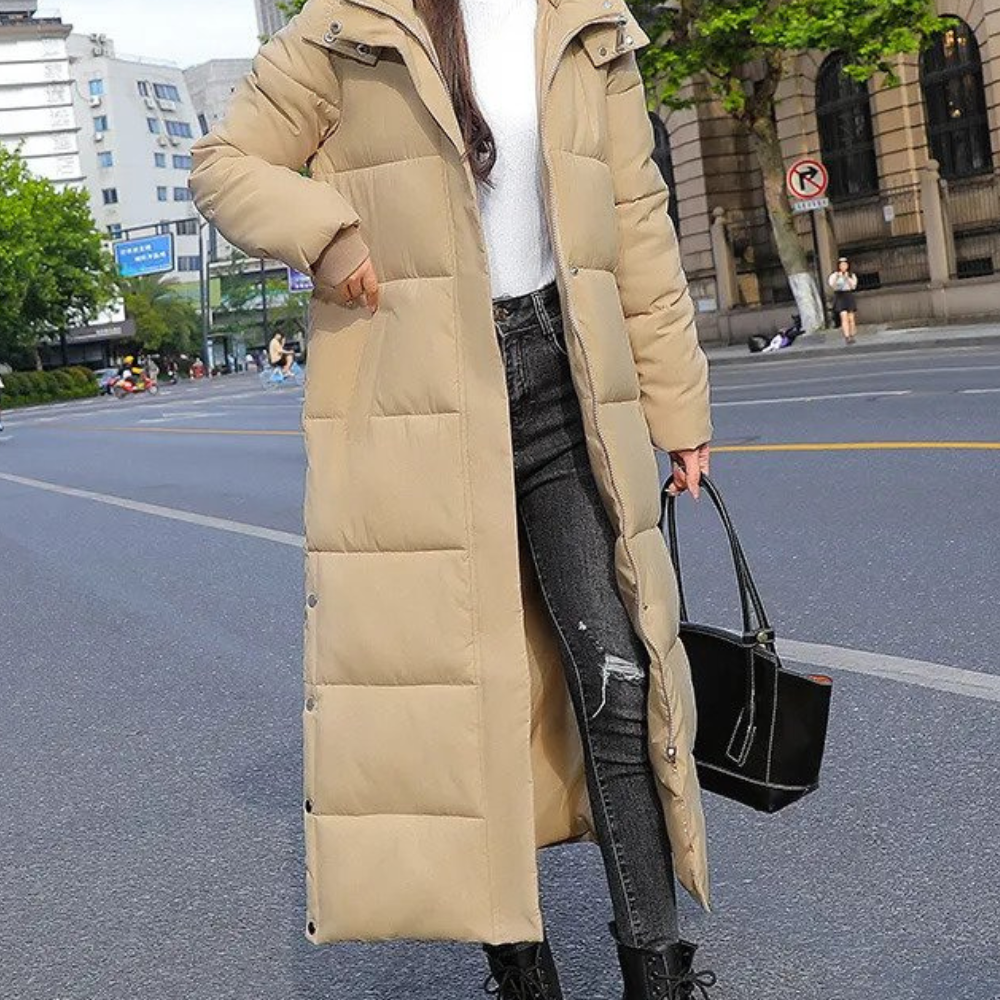 Charlotte | Women's Long Quilted Puffer Coat