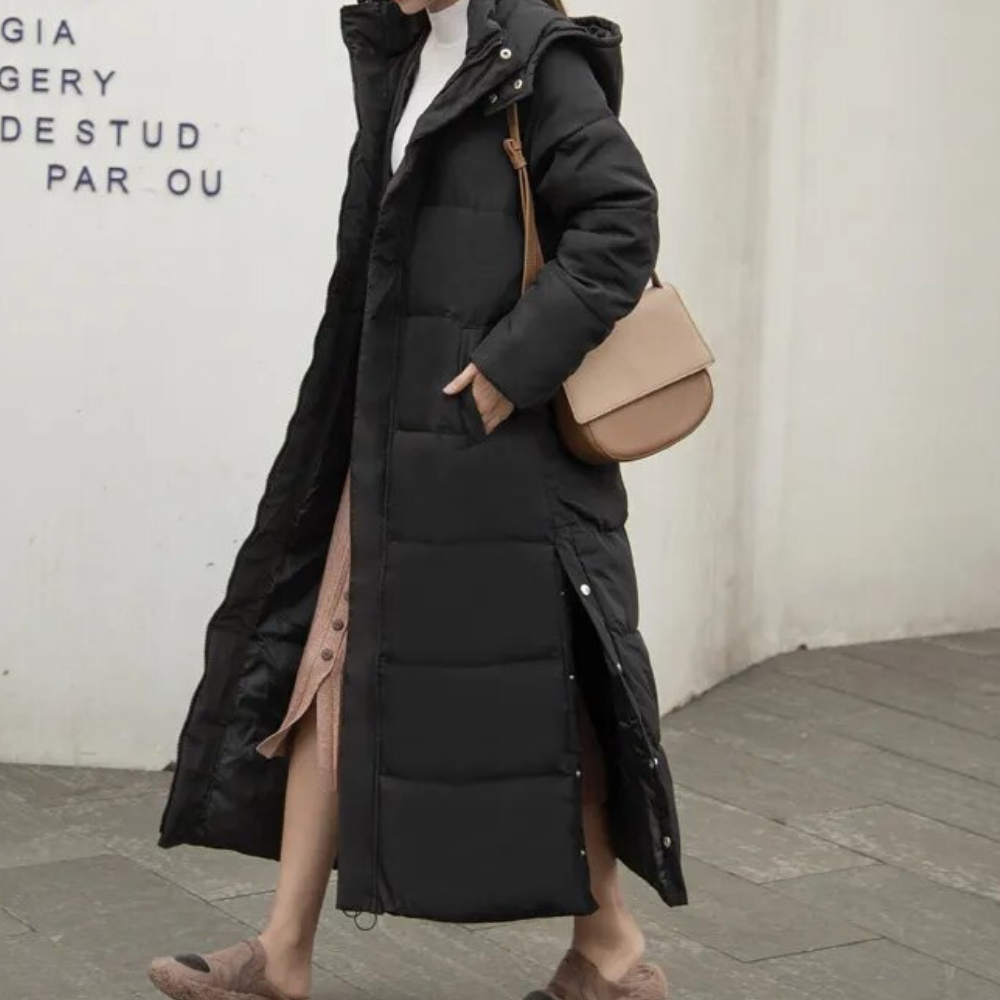 Charlotte | Women's Long Quilted Puffer Coat