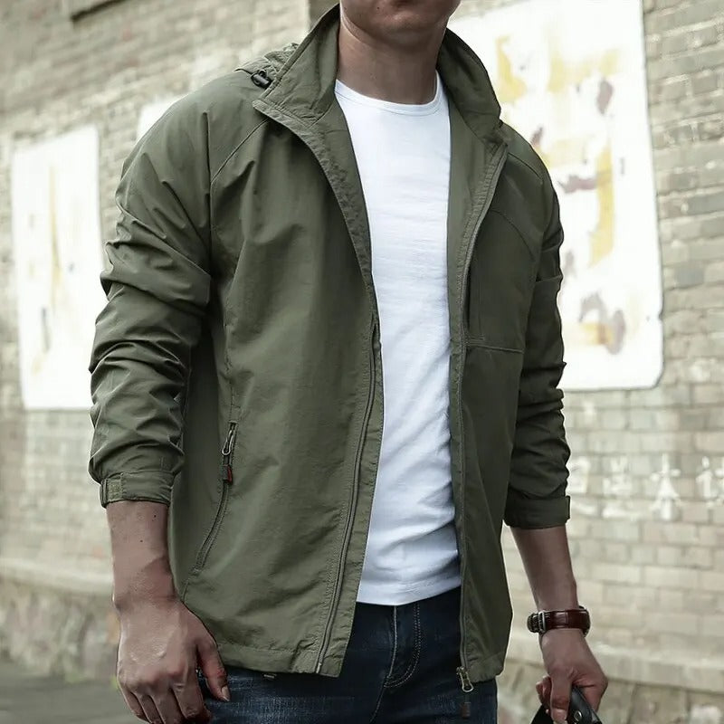 Clifford | Men's Lightweight Hooded Rain Jacket