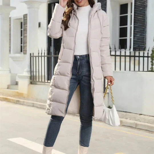 Colette | Women's Long Hooded Down Puffer Coat