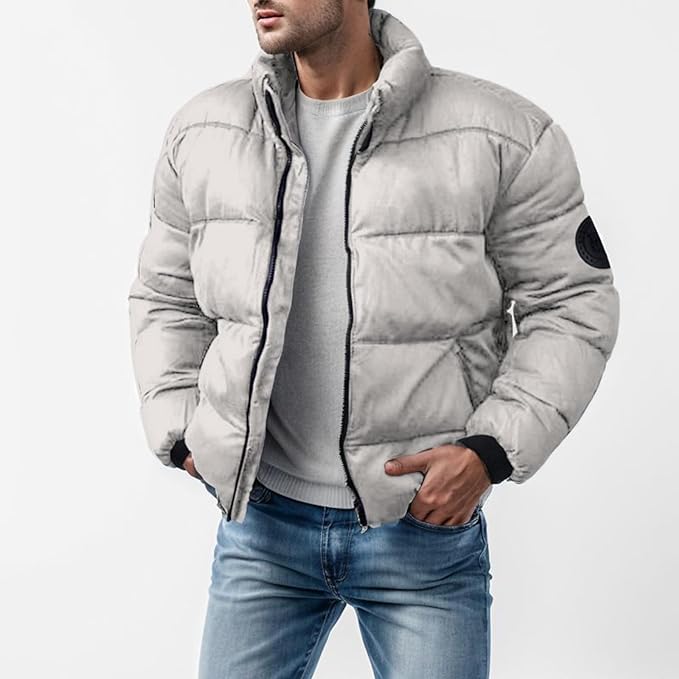 Cyrus | Men's Stand Collar Puffer Jacket