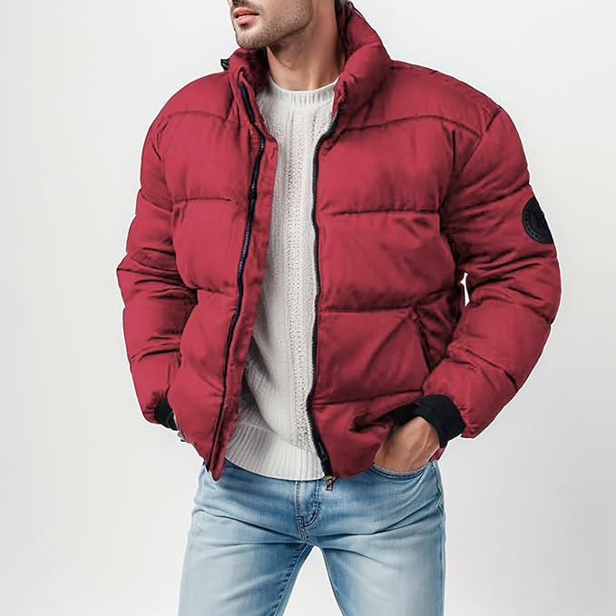 Cyrus | Men's Stand Collar Puffer Jacket