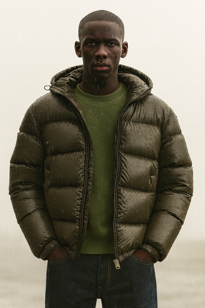 Dalton | Men's Glossy Hooded Down Puffer Jacket