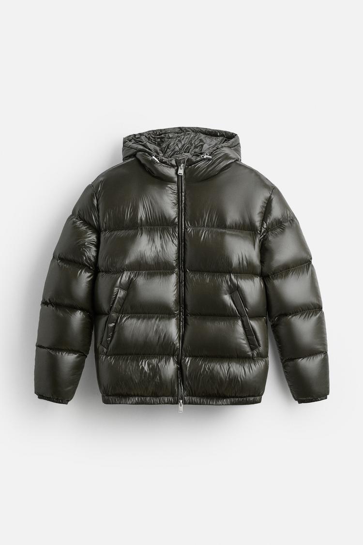 Dalton | Men's Glossy Hooded Down Puffer Jacket