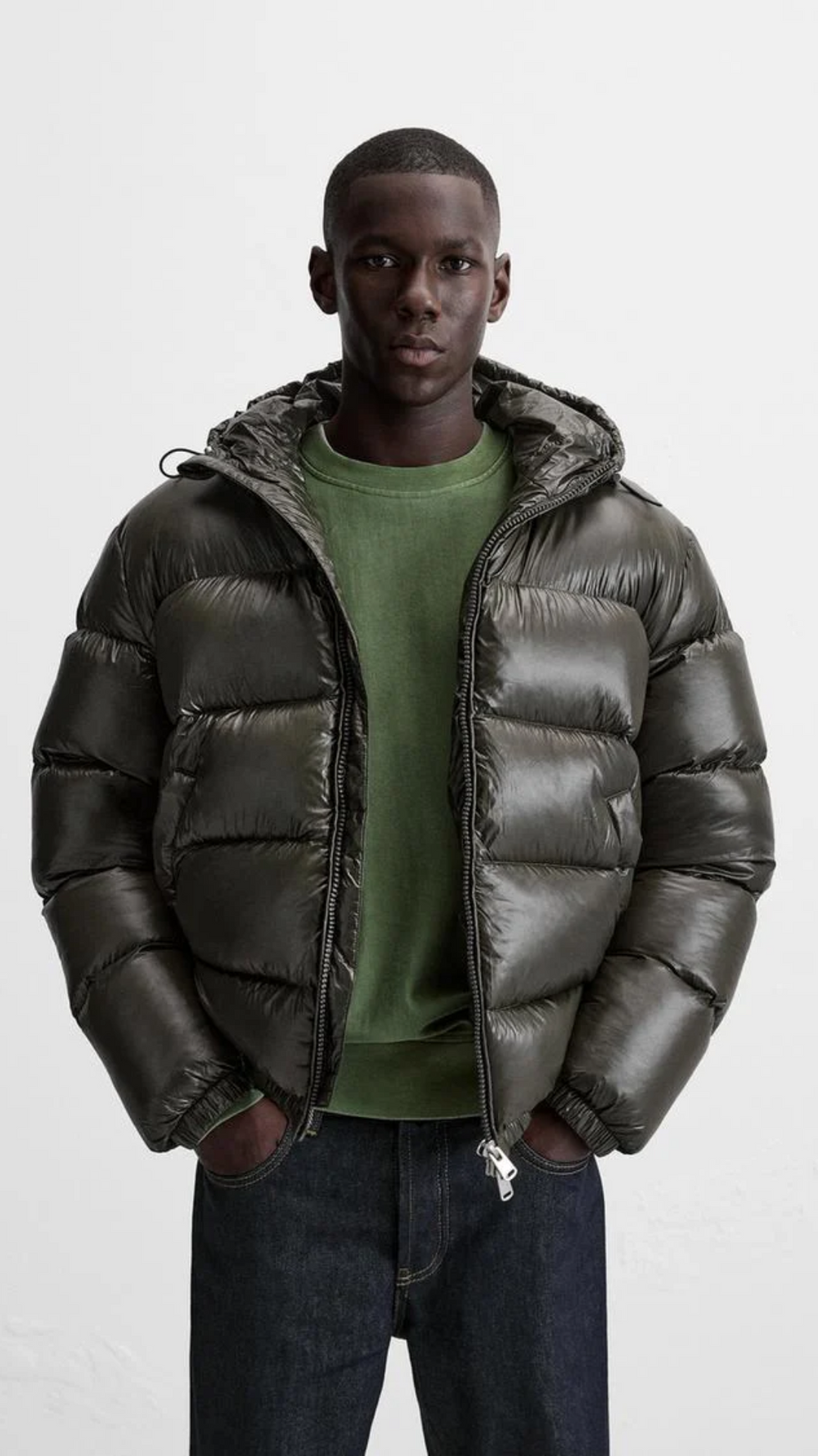 Dalton | Men's Glossy Hooded Down Puffer Jacket