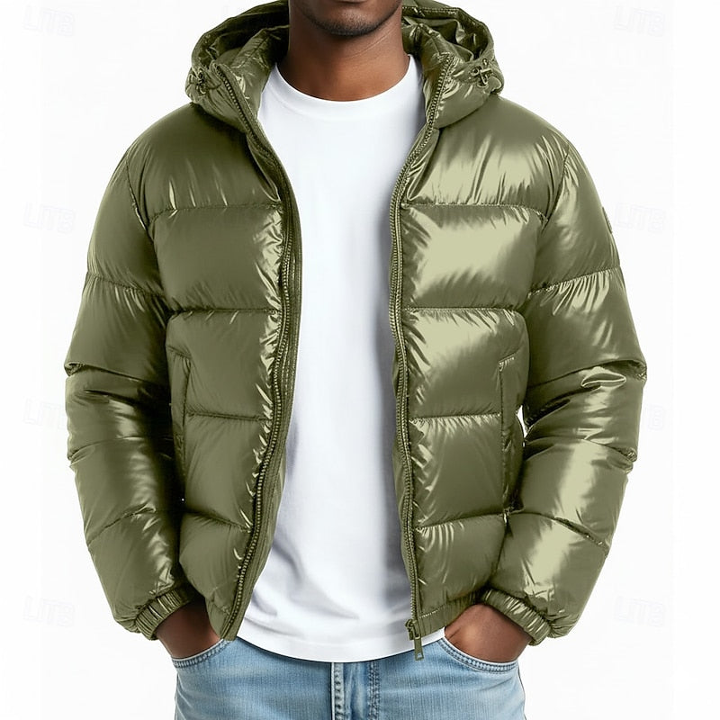 Declan | Men's Quilted Hooded Puffer Jacket