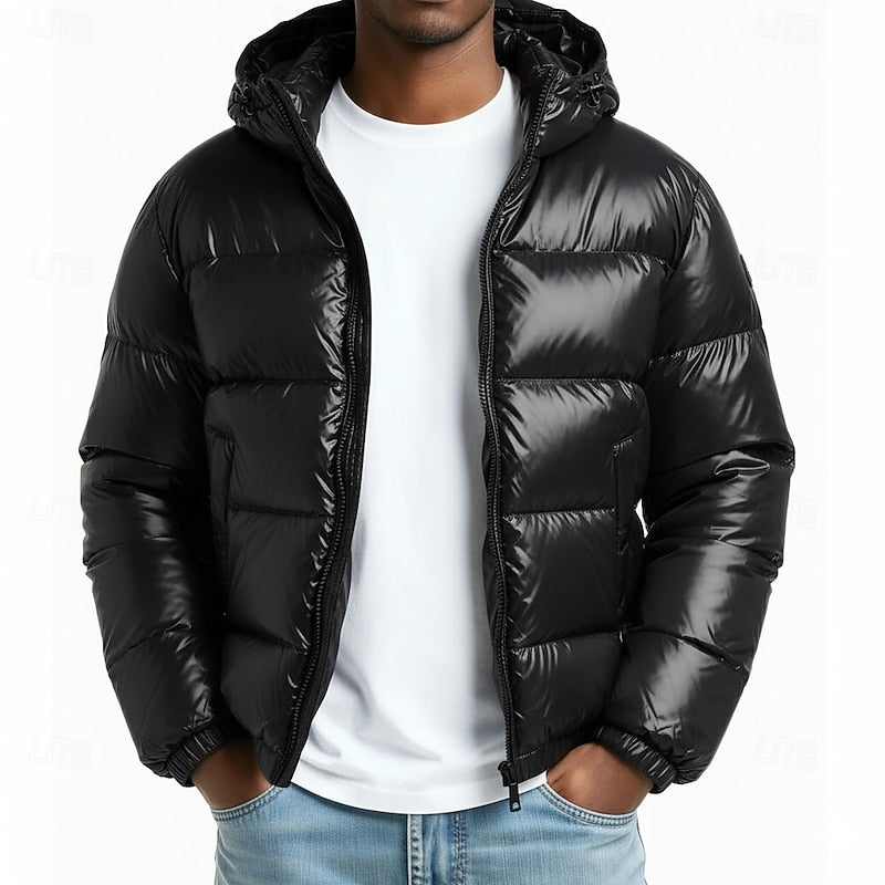 Declan | Men's Quilted Hooded Puffer Jacket