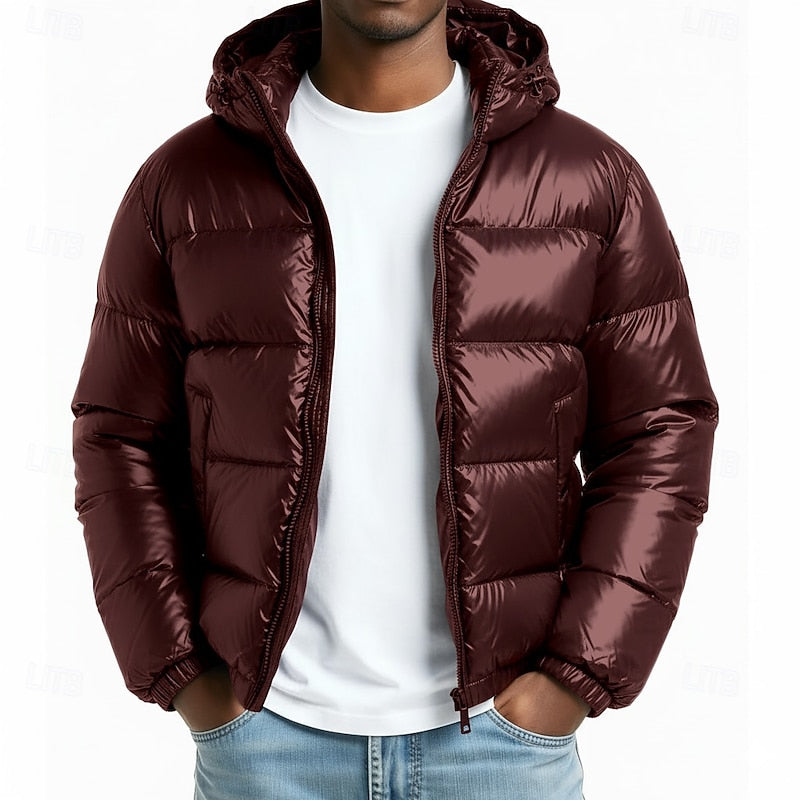Declan | Men's Quilted Hooded Puffer Jacket