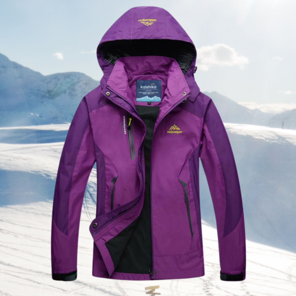 Delphine | Women's Waterproof Hooded Hiking Jacket