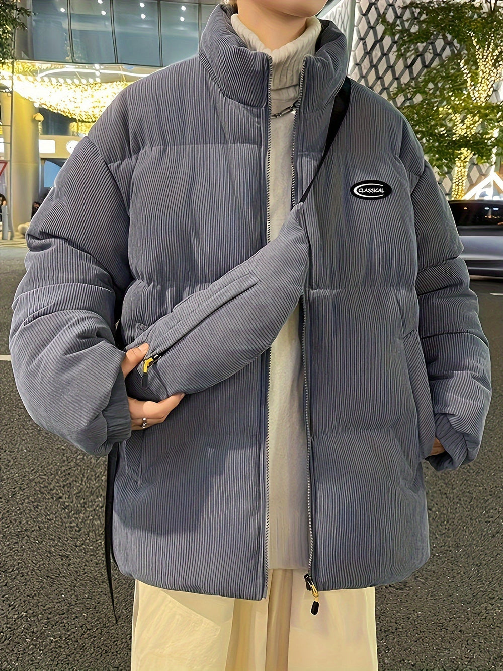Duncan | Men's Corduroy Puffer Jacket
