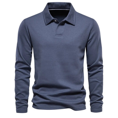 Eamon | Men's Long Sleeve Polo Collar Jumper