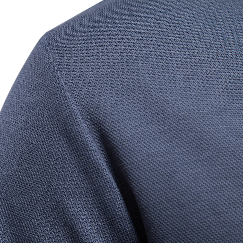 Eamon | Men's Long Sleeve Polo Collar Jumper