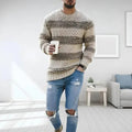 Edmund | Men's Striped Chunky Knit Jumper