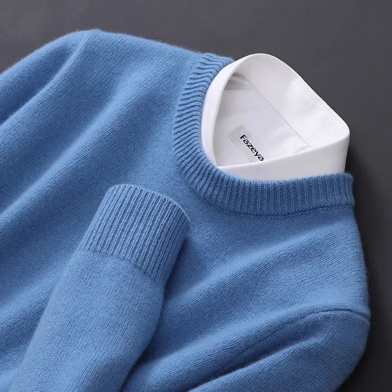 Elias | Men's Cashmere Crew Neck Jumper
