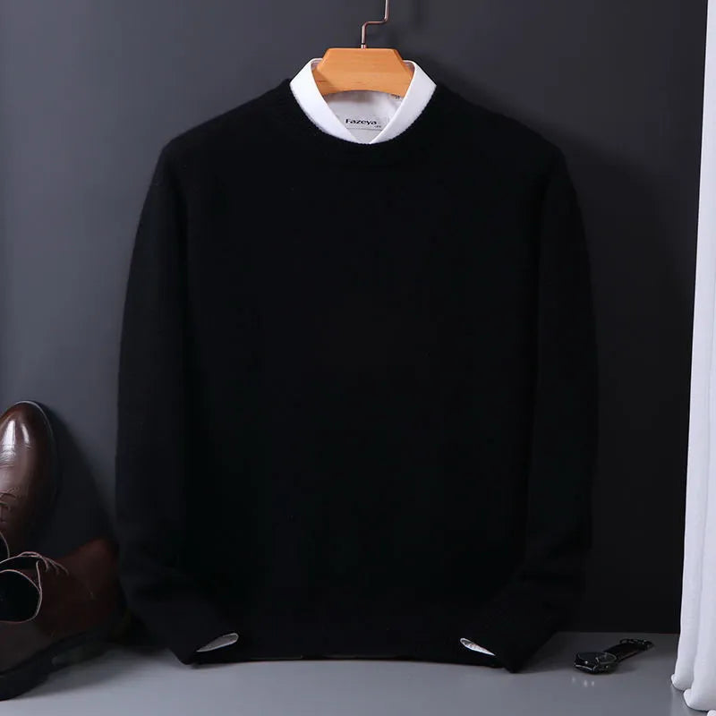 Elias | Men's Cashmere Crew Neck Jumper