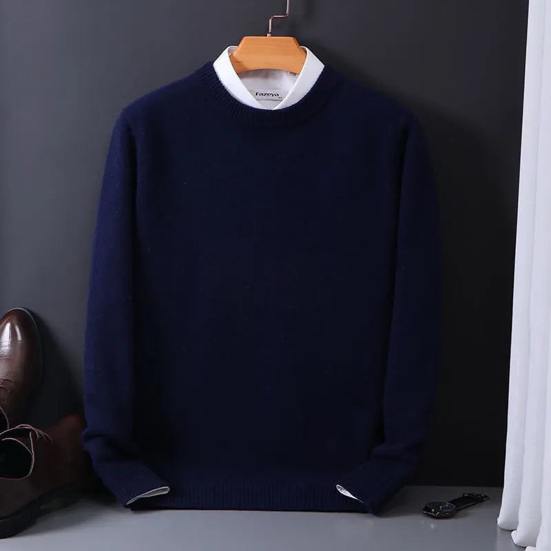 Elias | Men's Cashmere Crew Neck Jumper